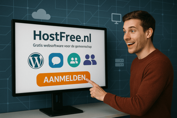 Aanmelden voor Gratis Hosting